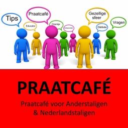 PRAATCAFE ANDERSTALIGEN - Elke dinsdag- en woensdagmiddag. Met behulp van Nederlandse vrijwilligers praten over wat belangrijk, nuttig en leuk is.